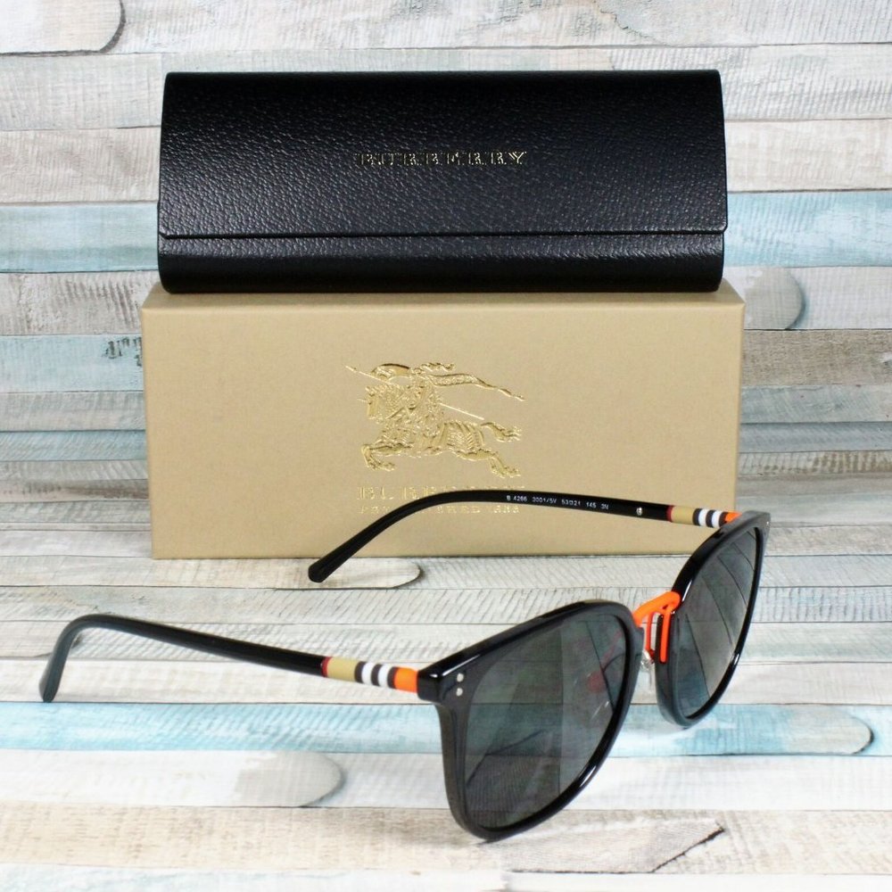 DISCONTINUED! Burberry Black 53mm Men's Burberry - Picture 3 of 3